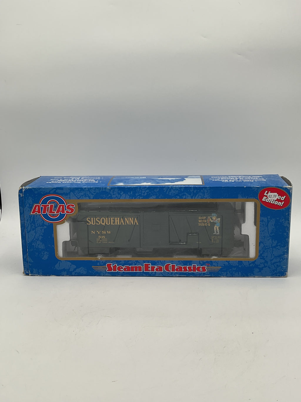 Atlas O 6486-2 Steel Re-Built USRA Box Car Susquehanna #508 (3 Rail)