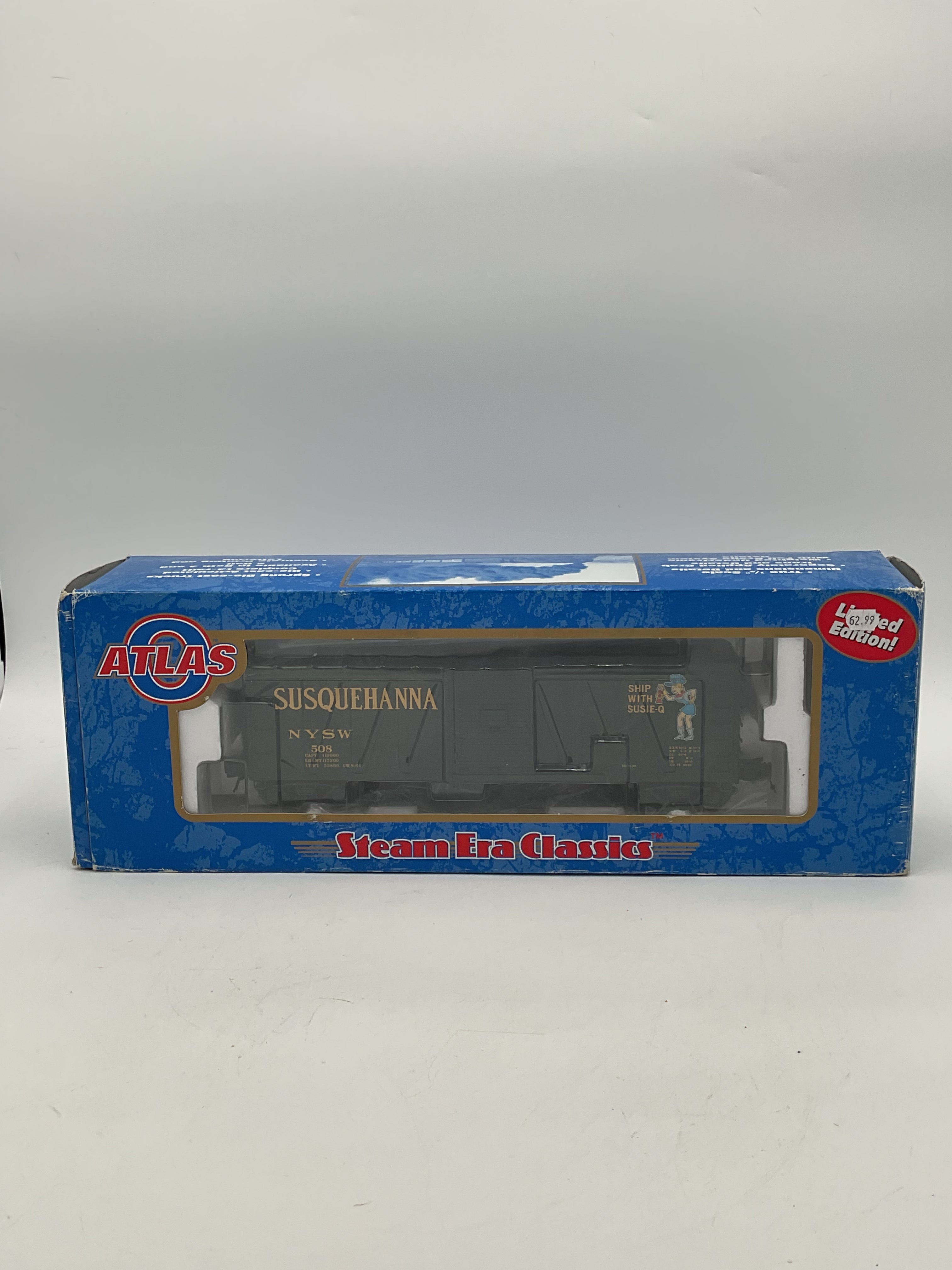 Atlas O 6486-2 Steel Re-Built USRA Box Car Susquehanna #508 (3 Rail)
