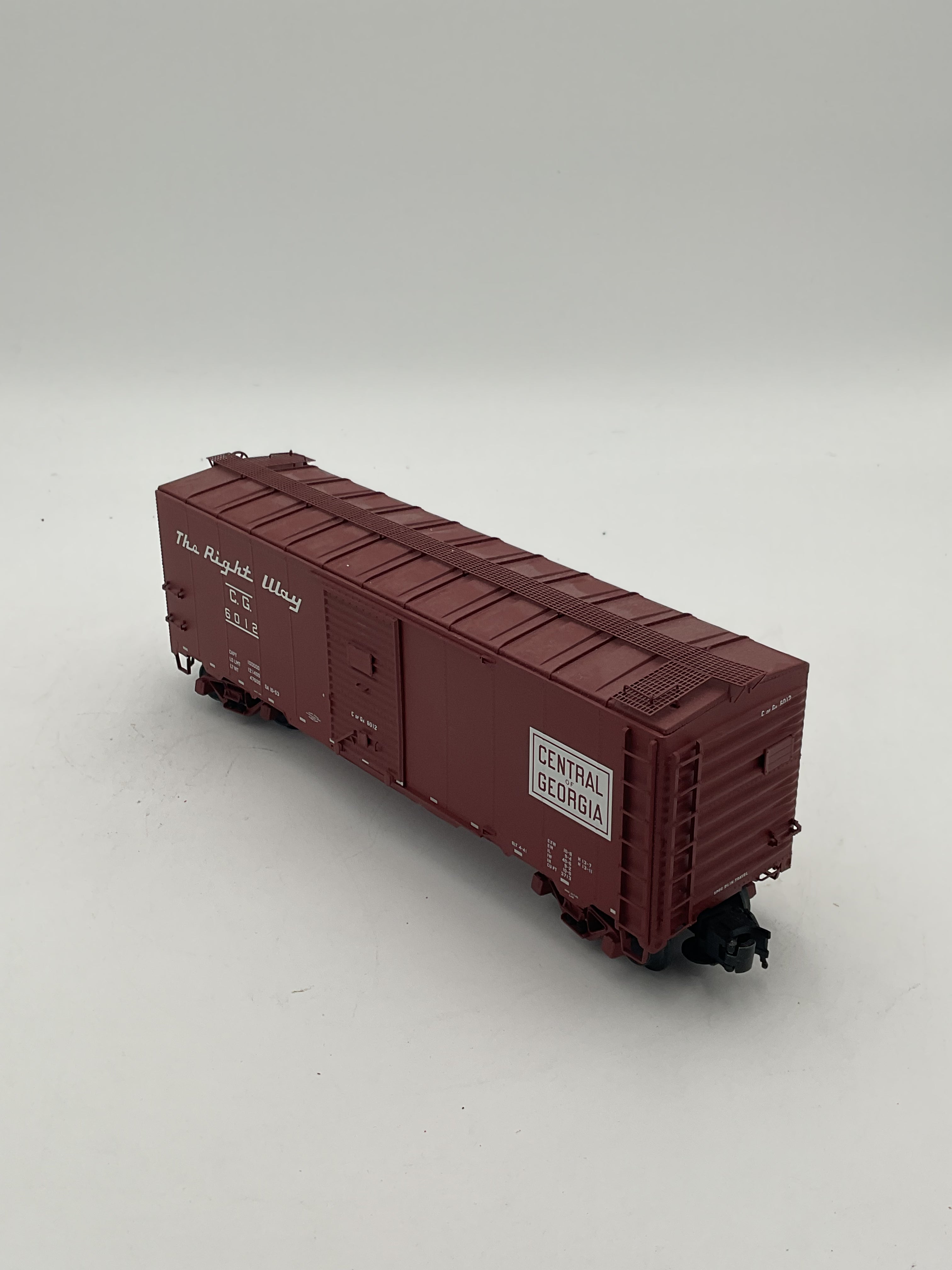 Atlas O 8579-2 40’ 1937 AAR Single Door Box Car Central of Georgia #6012 [3 Rail]