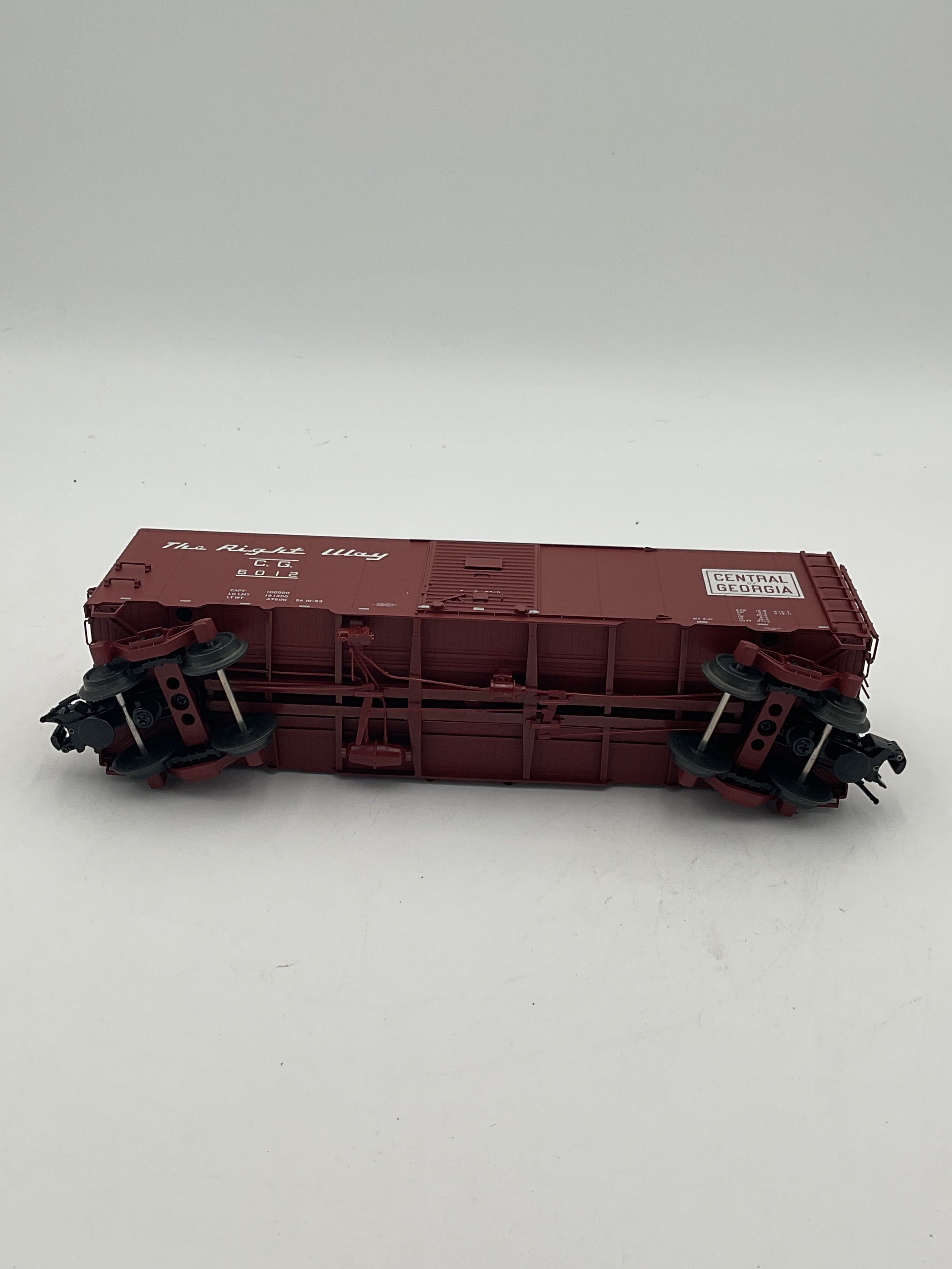Atlas O 8579-2 40’ 1937 AAR Single Door Box Car Central of Georgia #6012 [3 Rail]