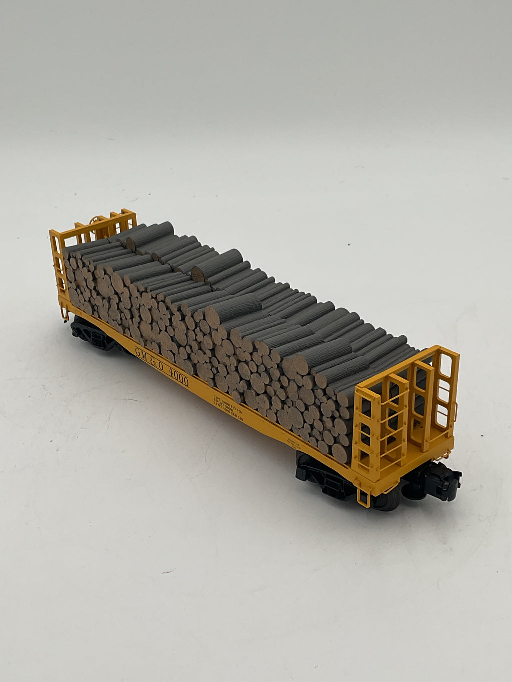 Atlas O 6284-1 Pulpwood Flat Car Gulf Mobile & Ohio #4000 [3 Rail]