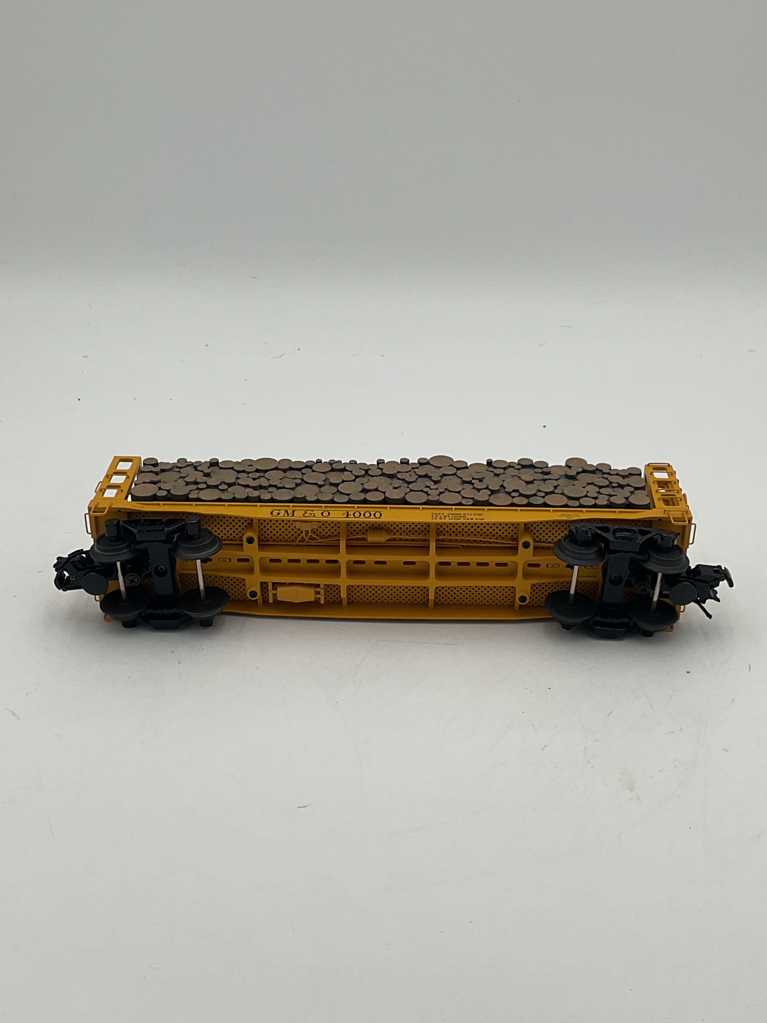 Atlas O 6284-1 Pulpwood Flat Car Gulf Mobile & Ohio #4000 [3 Rail]