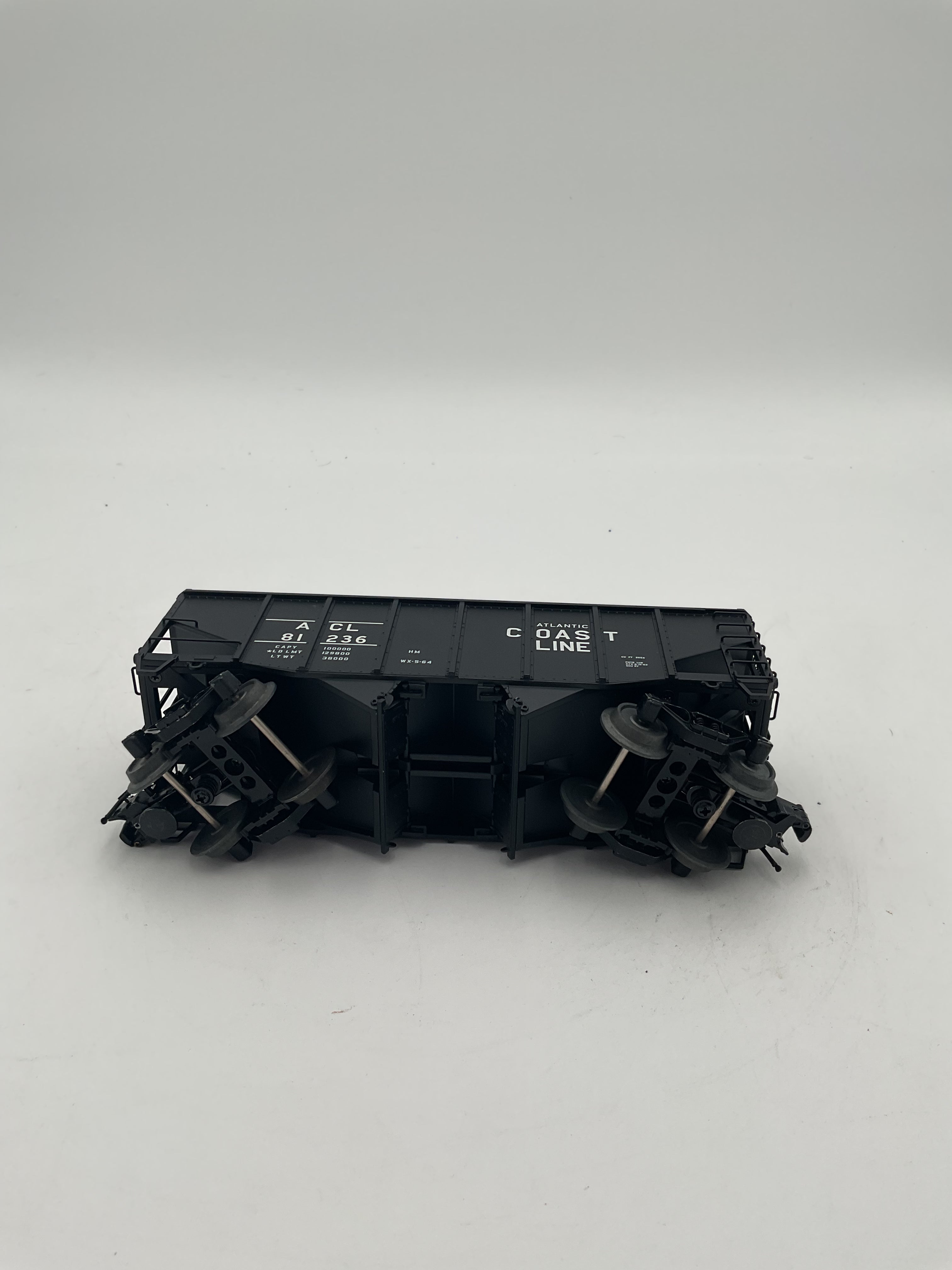 Atlas 6771-3 O 55 Ton Fishbelly Hopper Atlantic Coast Line #81236 [3 Rail]