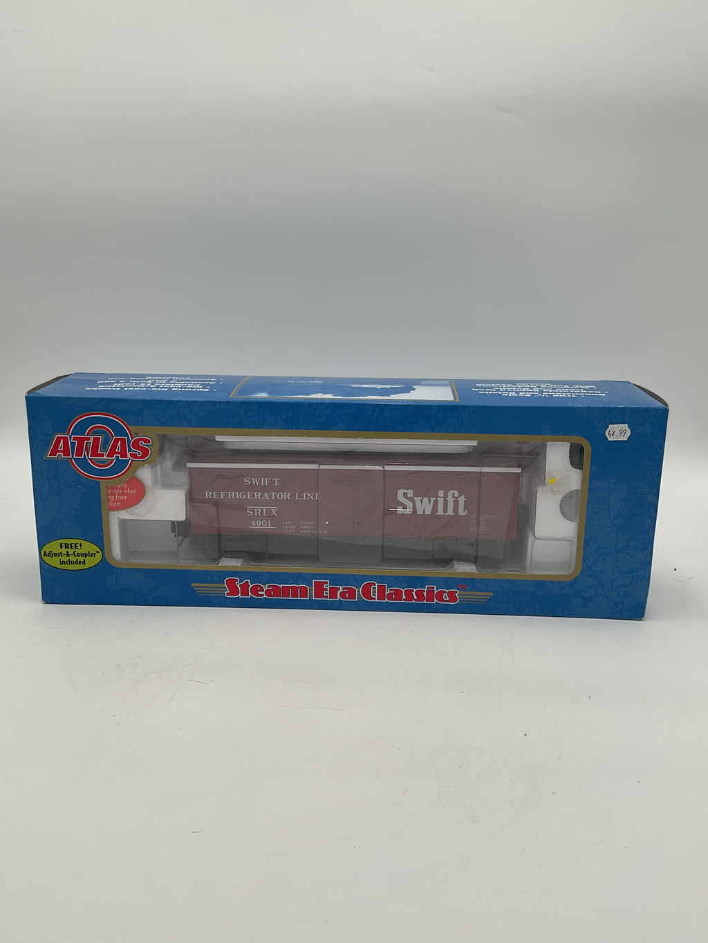 Atlas O 8012-6 36’ Wood Reefer Car Swift [Red] #4901 [3 Rail]