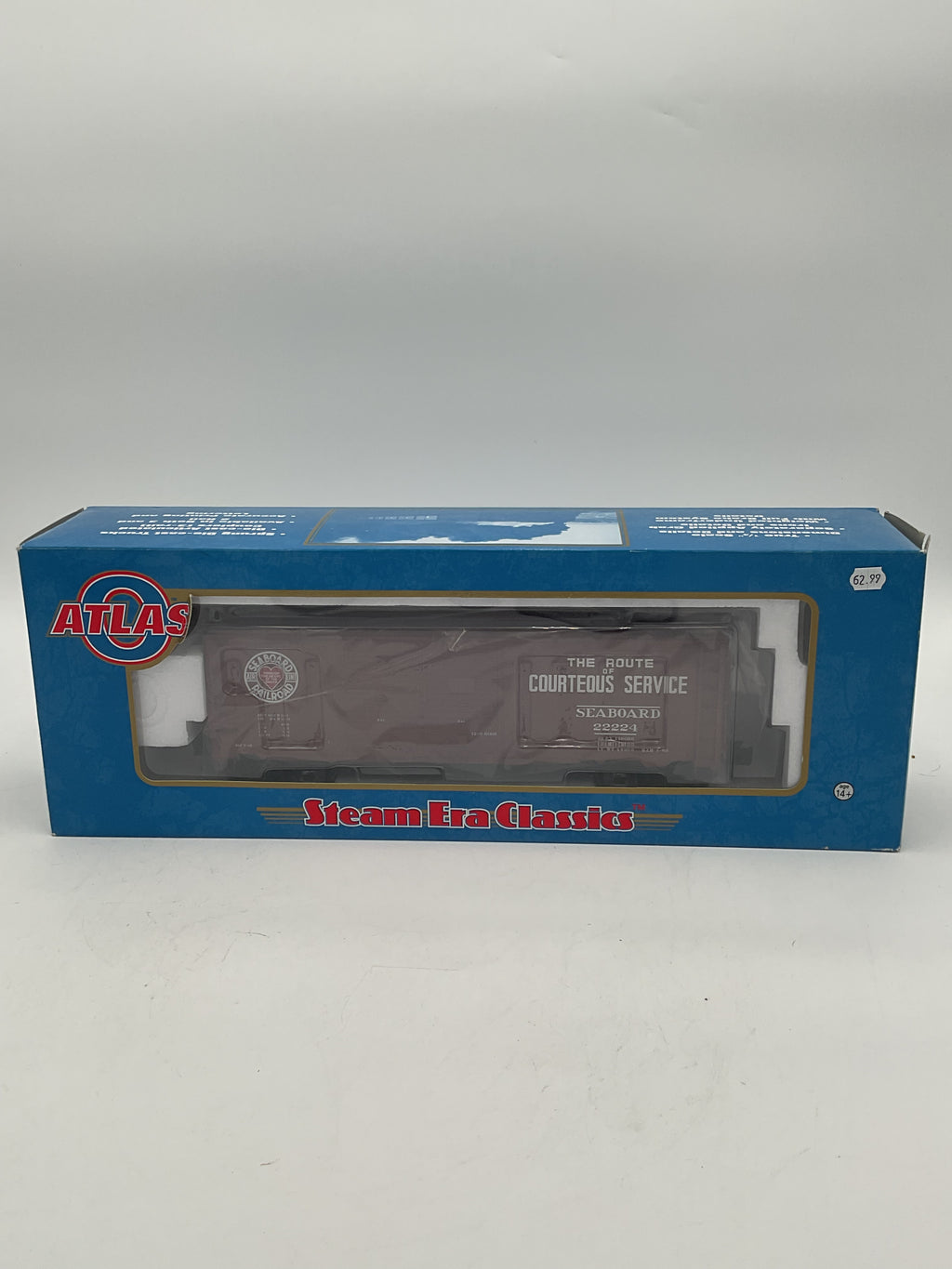 Atlas O 8715-3 40’ 1937 AAR Double Door Car Seaboard #22224 [3 Rail]