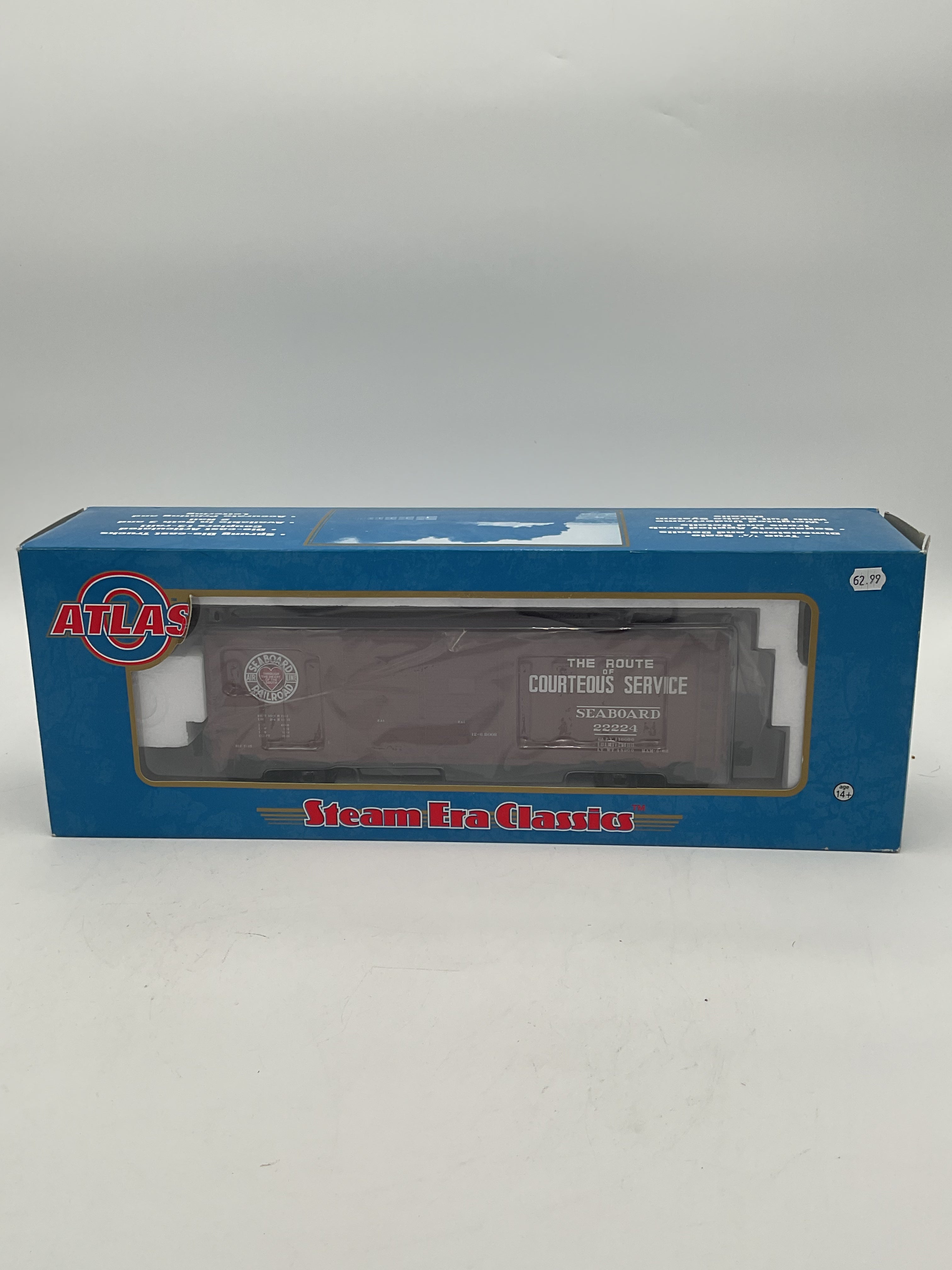 Atlas O 8715-3 40’ 1937 AAR Double Door Car Seaboard #22224 [3 Rail]