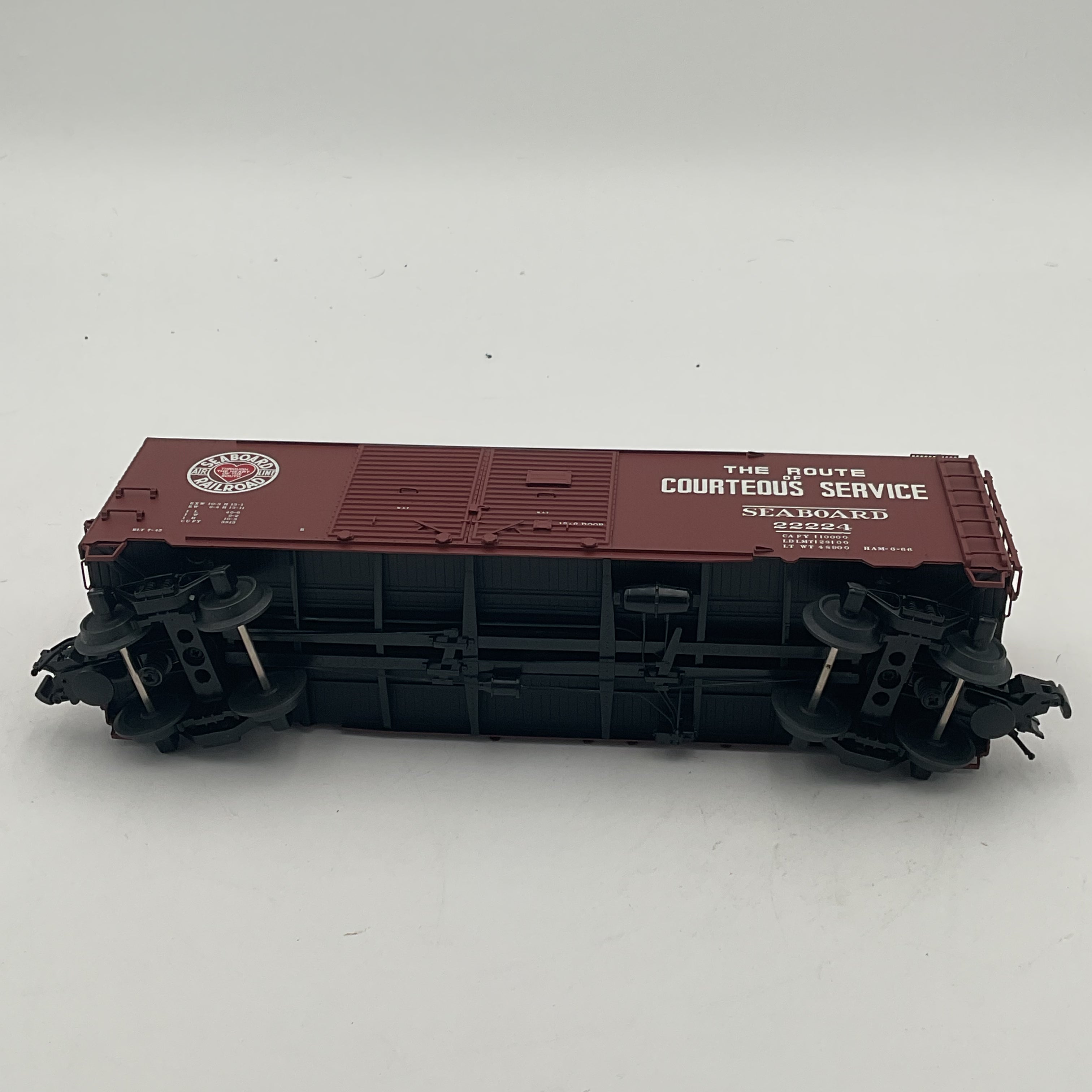 Atlas O 8715-3 40’ 1937 AAR Double Door Car Seaboard #22224 [3 Rail]