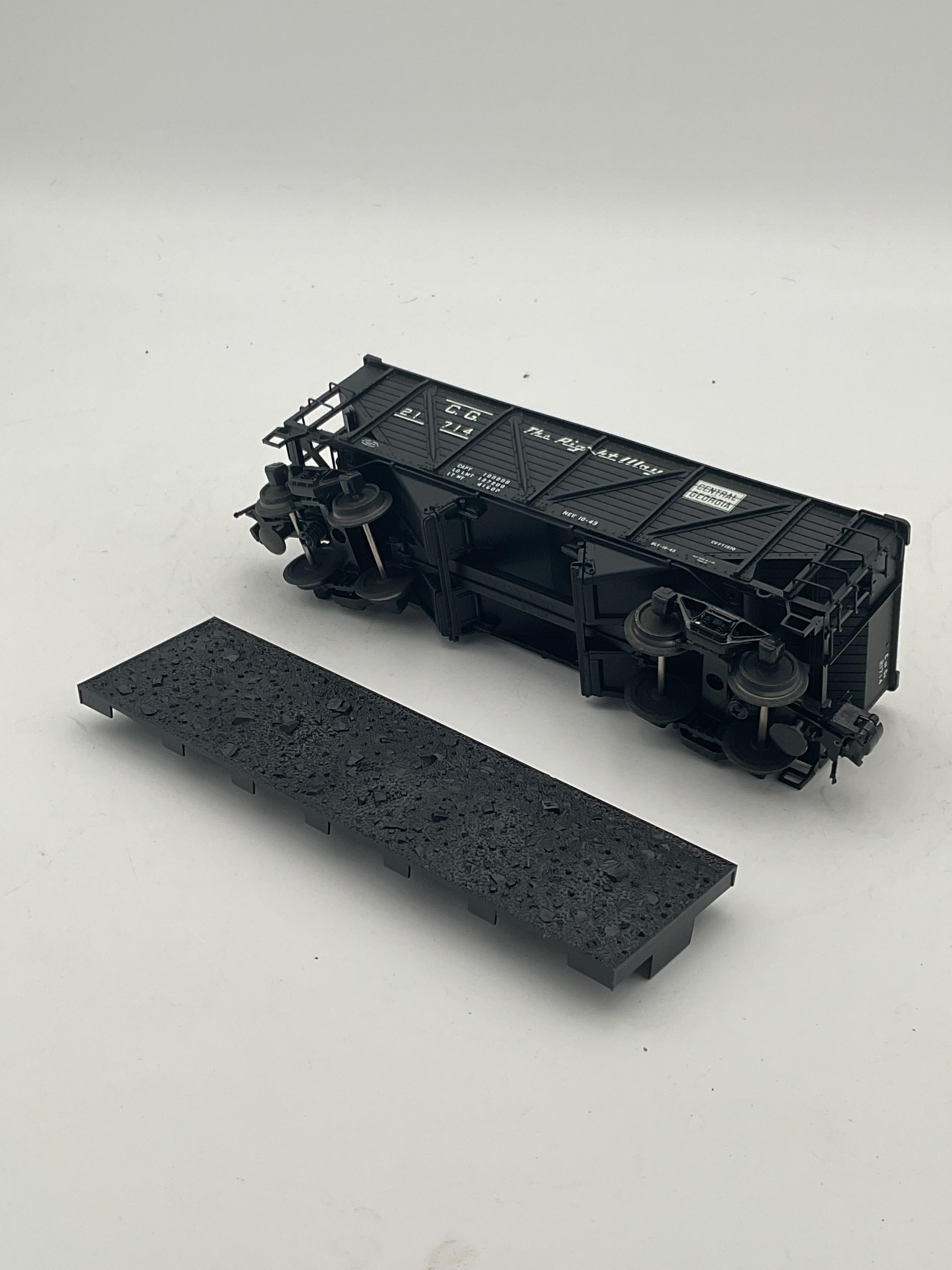 Atlas O 6427-2 Ton War Emergency Hopper Car Central of Georgia #21714 (3 Rail)