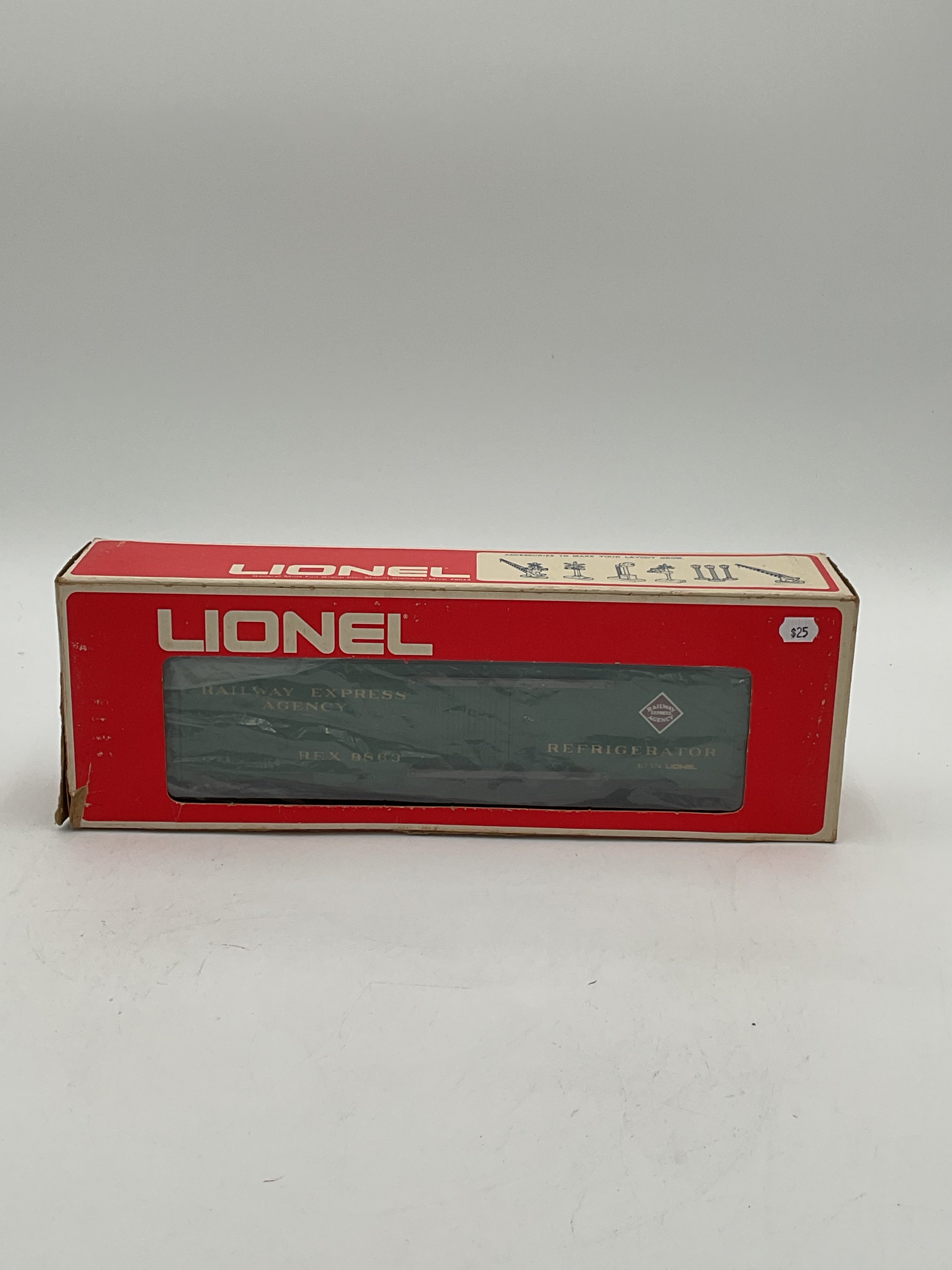 Lionel O 9863 Railway Express Billboard Reefer