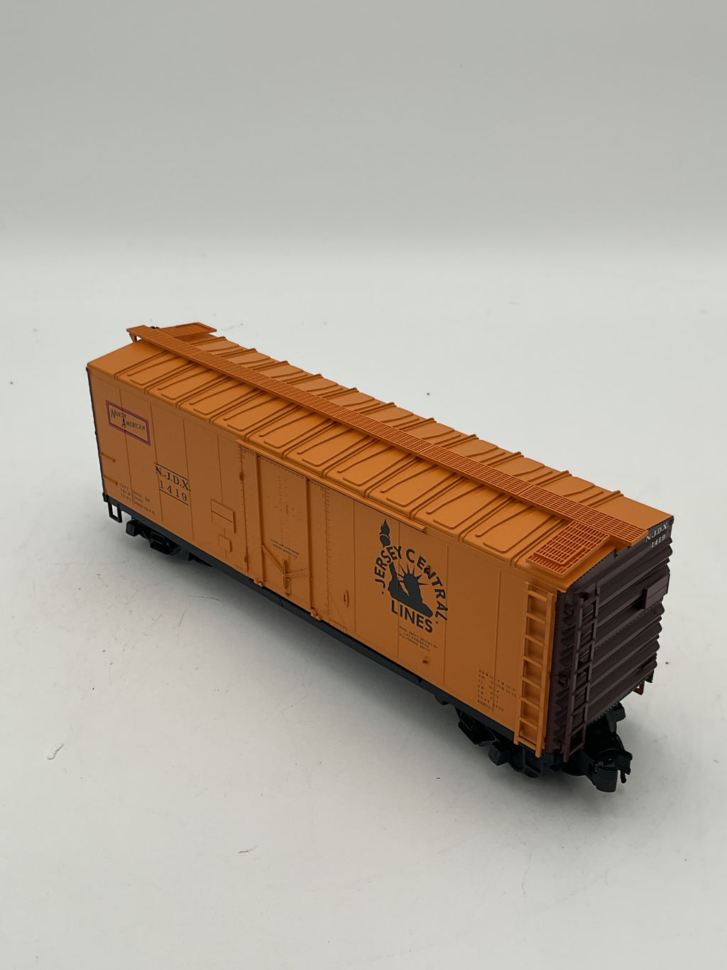 Atlas O Trainman 0527-1  40’ Plug Door Box Car Jersey Central #1419 [3 Rail]