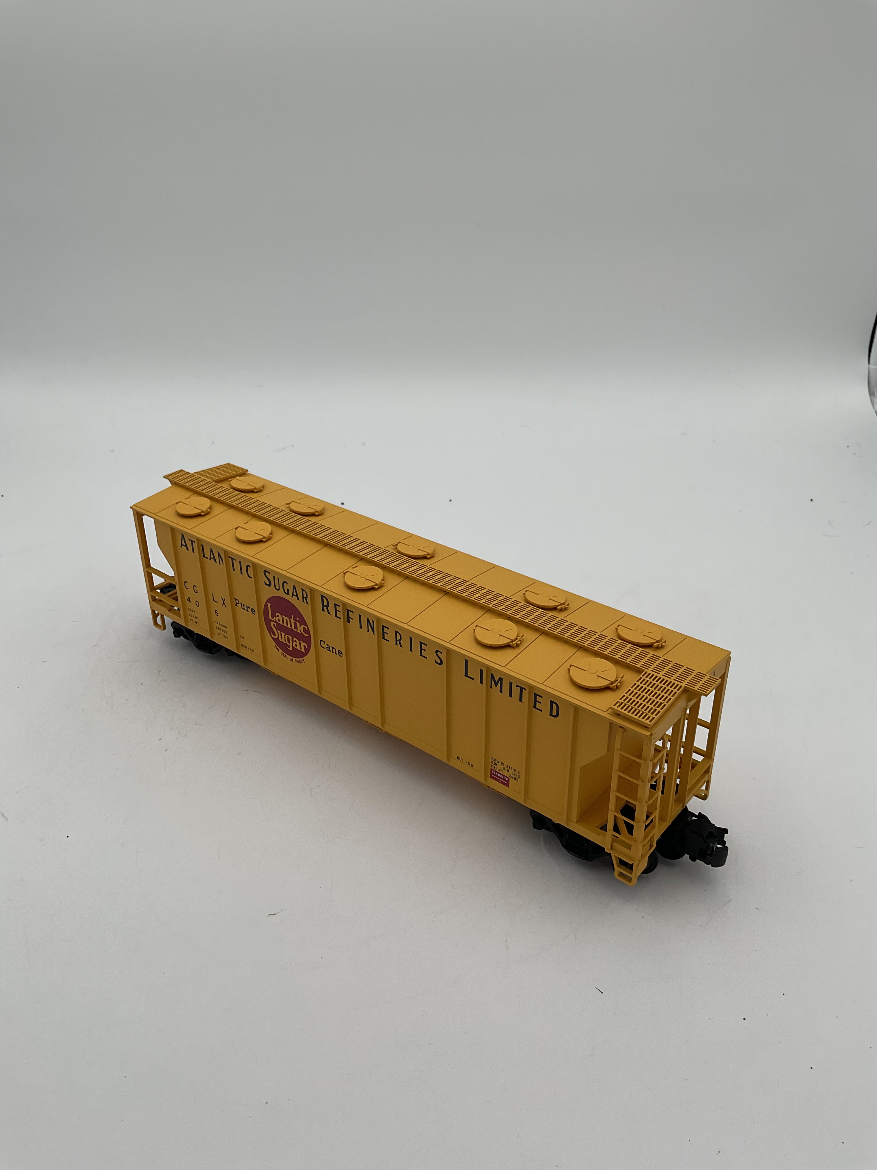 Atlas O Trainman 840-2 3 Bay PS-2 Hopper Car Atlantic Sugar #406 [3 Rail]
