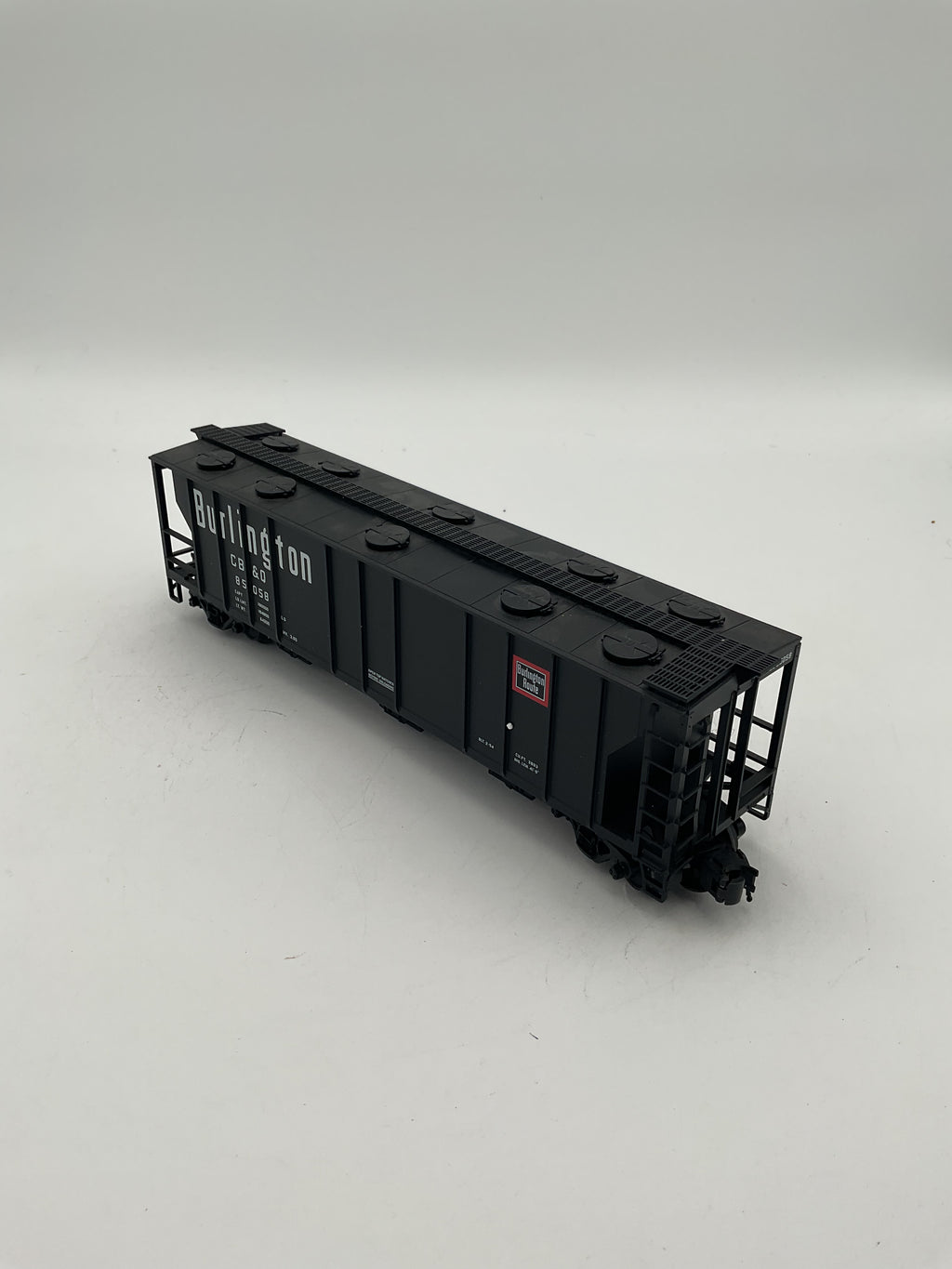 Atlas O Trainman #826-2 3 Bay PS-2 Hopper Car Burlington #85058 [3 Rail]