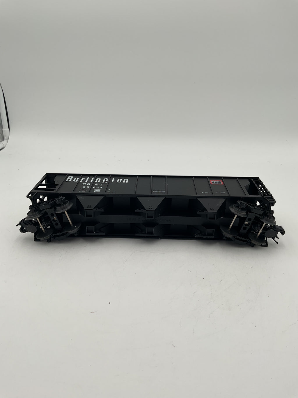 Atlas O Trainman #826-2 3 Bay PS-2 Hopper Car Burlington #85058 [3 Rail]