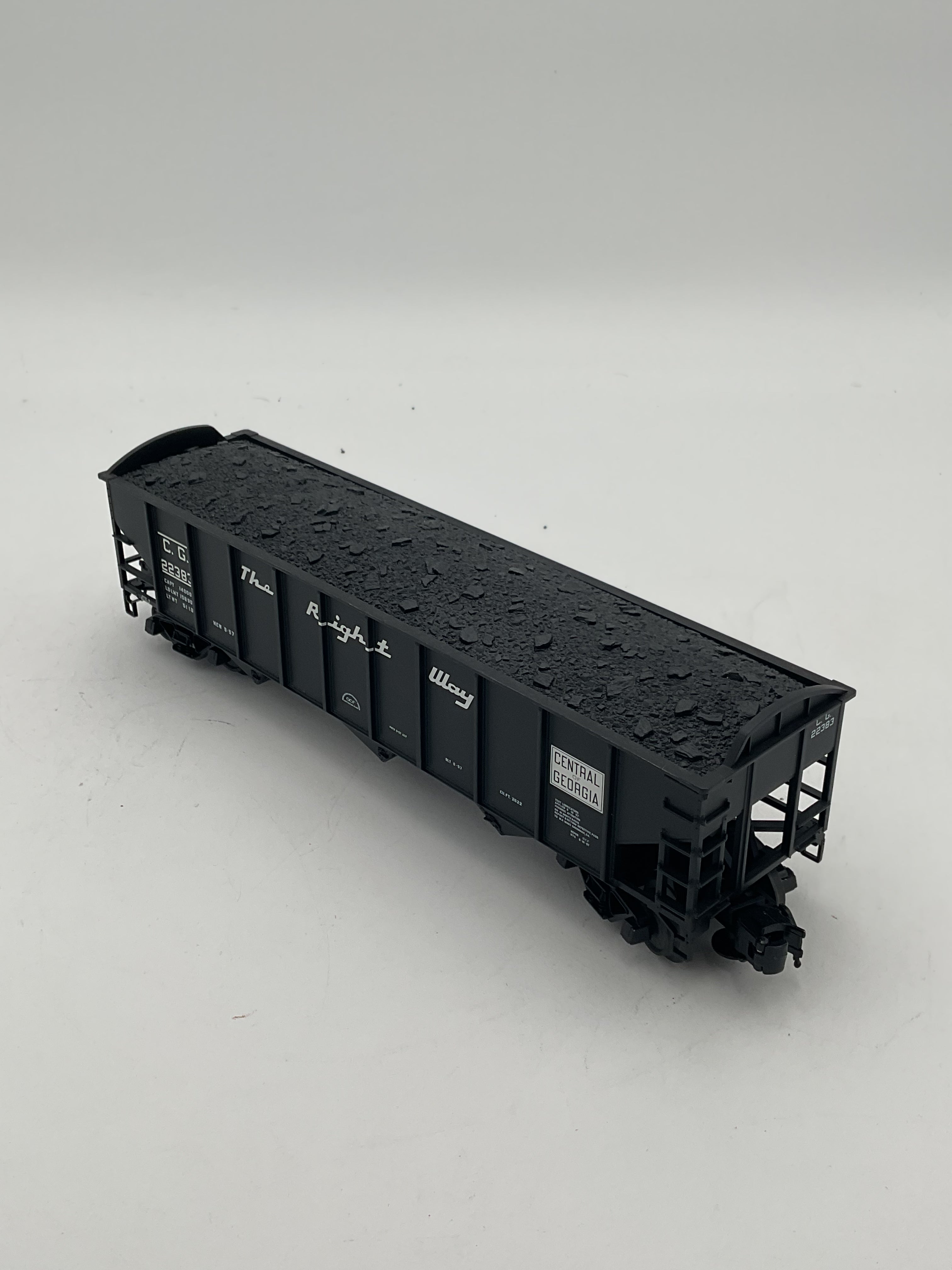 Atlas O Trainman 915-2 AAR 3-Bay 70 Ton Open Hopper Central of Georgia #22383 [3 Rail]