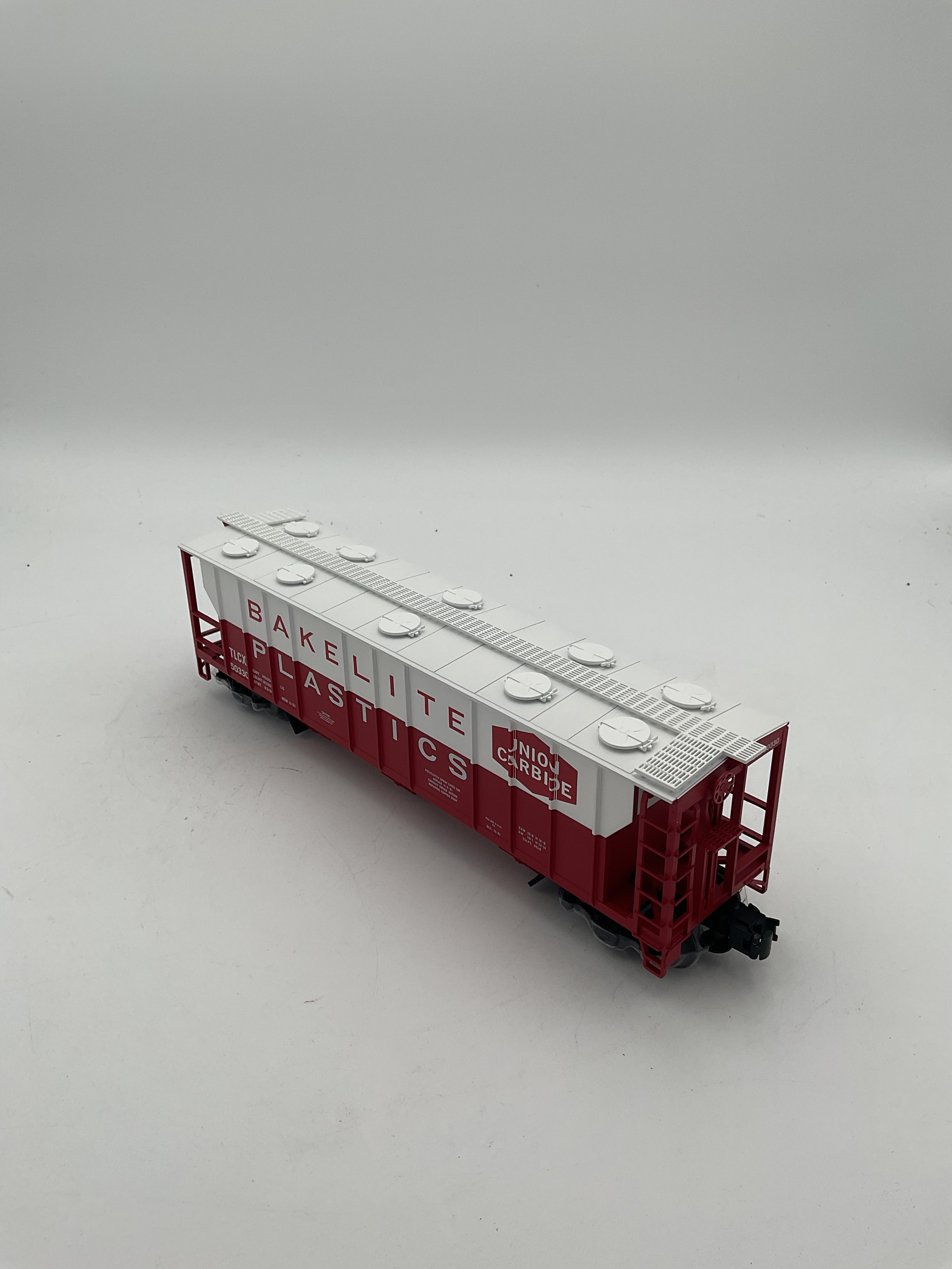Atlas O Trainman 828-1 3 Bay PS-2 Hopper Car Union Carbide #50330 [3 Rail]