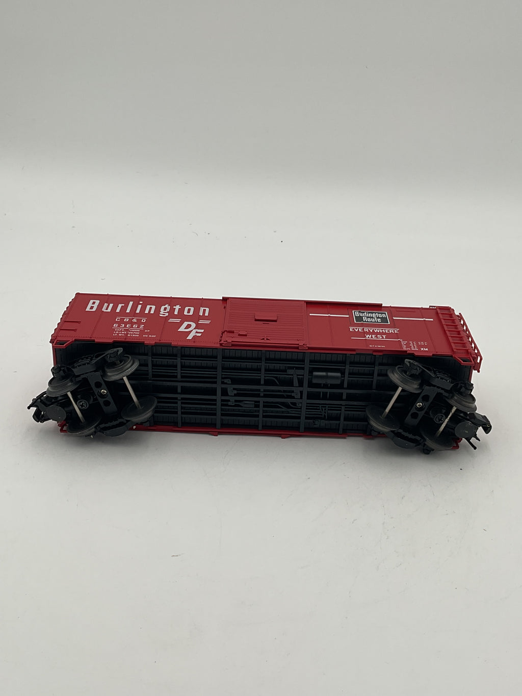 Atlas O Trainman 0507-1 Sliding Door Box Car Burlington #63662 [3 Rail]