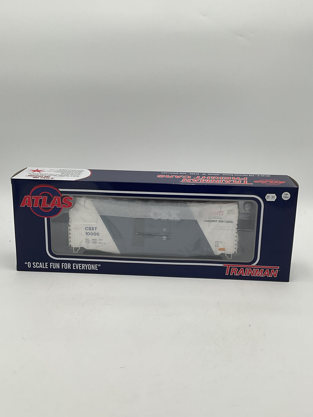 Atlas O 2001129-1 40’ Hy-Cube Box Car [3 Rail] CSX Operation Lifesaver #10000