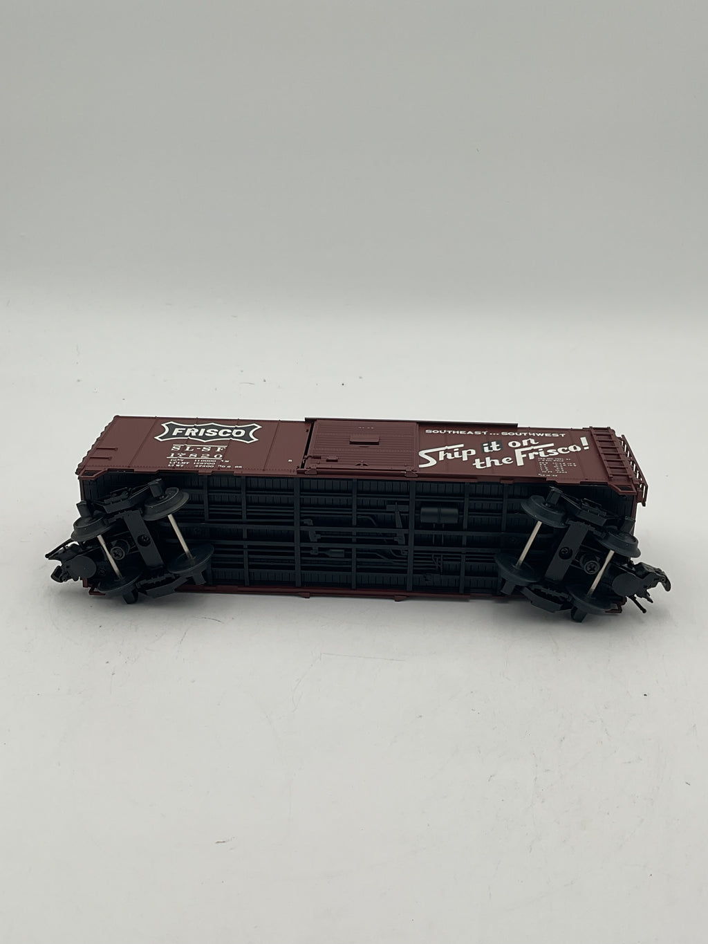 Atlas O Trainman 2002202-1 40’ Sliding Door Box Car Frisco #17820 [3 Rail]