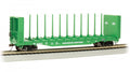 Bachmann HO 12903 52' CENTER-BEAM FLATCAR - BURLINGTON NORTHERN #615816
