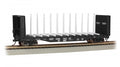 Bachmann HO 12904 52' CENTER-BEAM FLATCAR - NORTHERN PACIFIC #67080