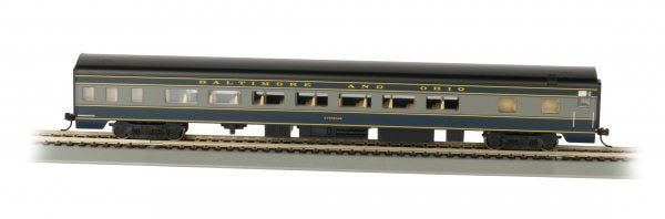 Bachmann HO 14203 SMOOTH-SIDE COACH W/ LIGHTED INTERIOR - BALTIMORE & OHIO® "AVONDALE"