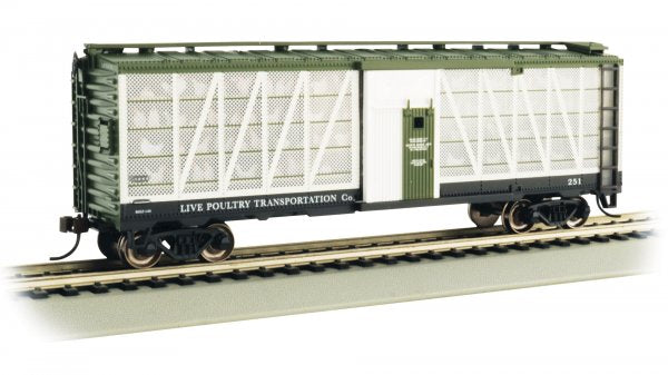Bachmann 15902 LIVE POULTRY TRANSPORTATION CO. #251 (WITH CHICKENS)
