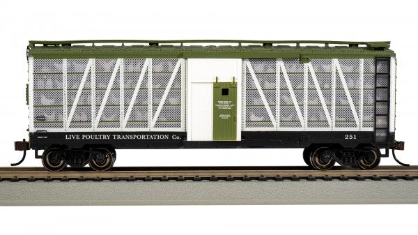 Bachmann 15902 LIVE POULTRY TRANSPORTATION CO. #251 (WITH CHICKENS)