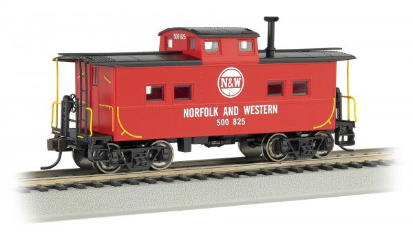 Bachmann HO 16817 NORTHEAST STEEL CABOOSE - NORFOLK & WESTERN - RED #500 825