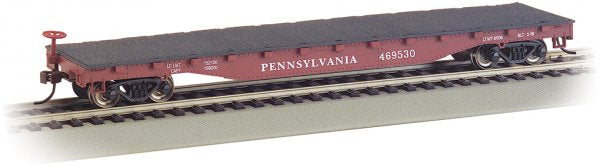 Bachmann HO 17314 52' FLAT CAR - PENNSYLVANIA