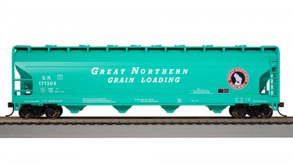 Bachmann HO 17509 56' ACF CENTER-FLOW HOPPER - GREAT NORTHERN #171304 (GLACIER GREEN)