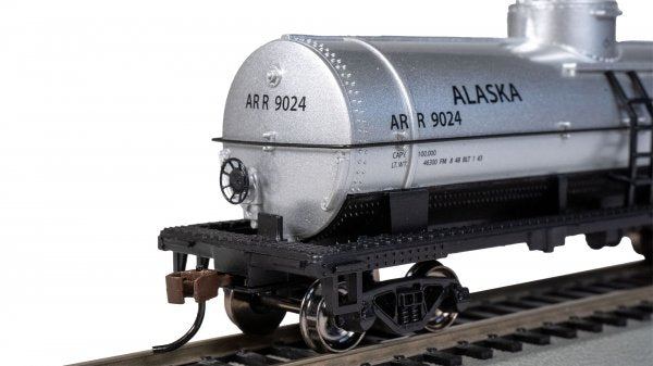 Bachmann HO 17807 40' SINGLE-DOME TANK CAR - ALASKA RAILROAD #9024
