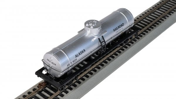 Bachmann HO 17807 40' SINGLE-DOME TANK CAR - ALASKA RAILROAD #9024