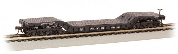 Bachmann HO 18341 52' CENTER-DEPRESSED FLAT CAR - NYC #498991
