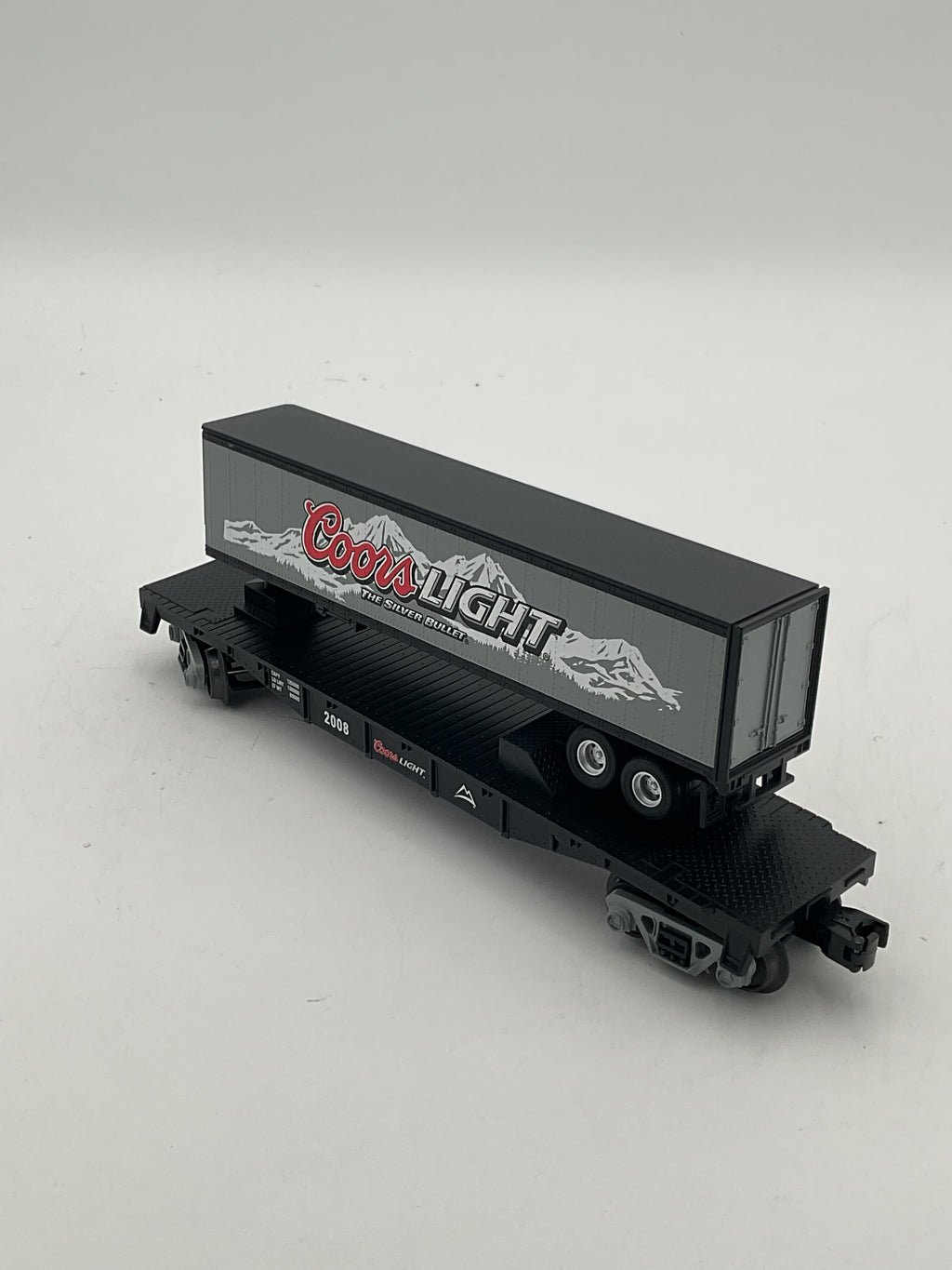 MTH 30-76275 Coors Light Flat Car w/ Trailer