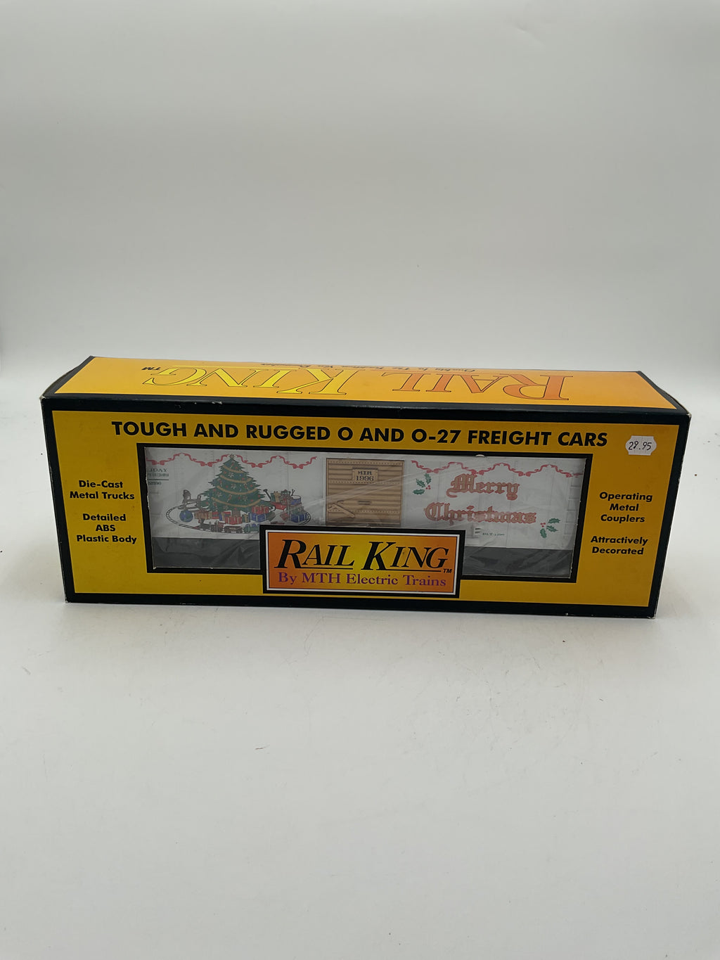MTH RK-7410L 1996 MTH Christmas Semi-Scale Box Car