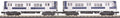 MTH 30-2122-3 Metropolitan Transportation Authority R-17 2-Car Subway Add-On Non Powered Set