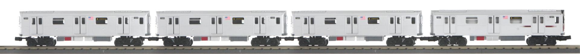 MTH 30-20191-1 Metropolitan Transportation 4-Car R142A Series Subway Set w/Proto-Sound 3.0