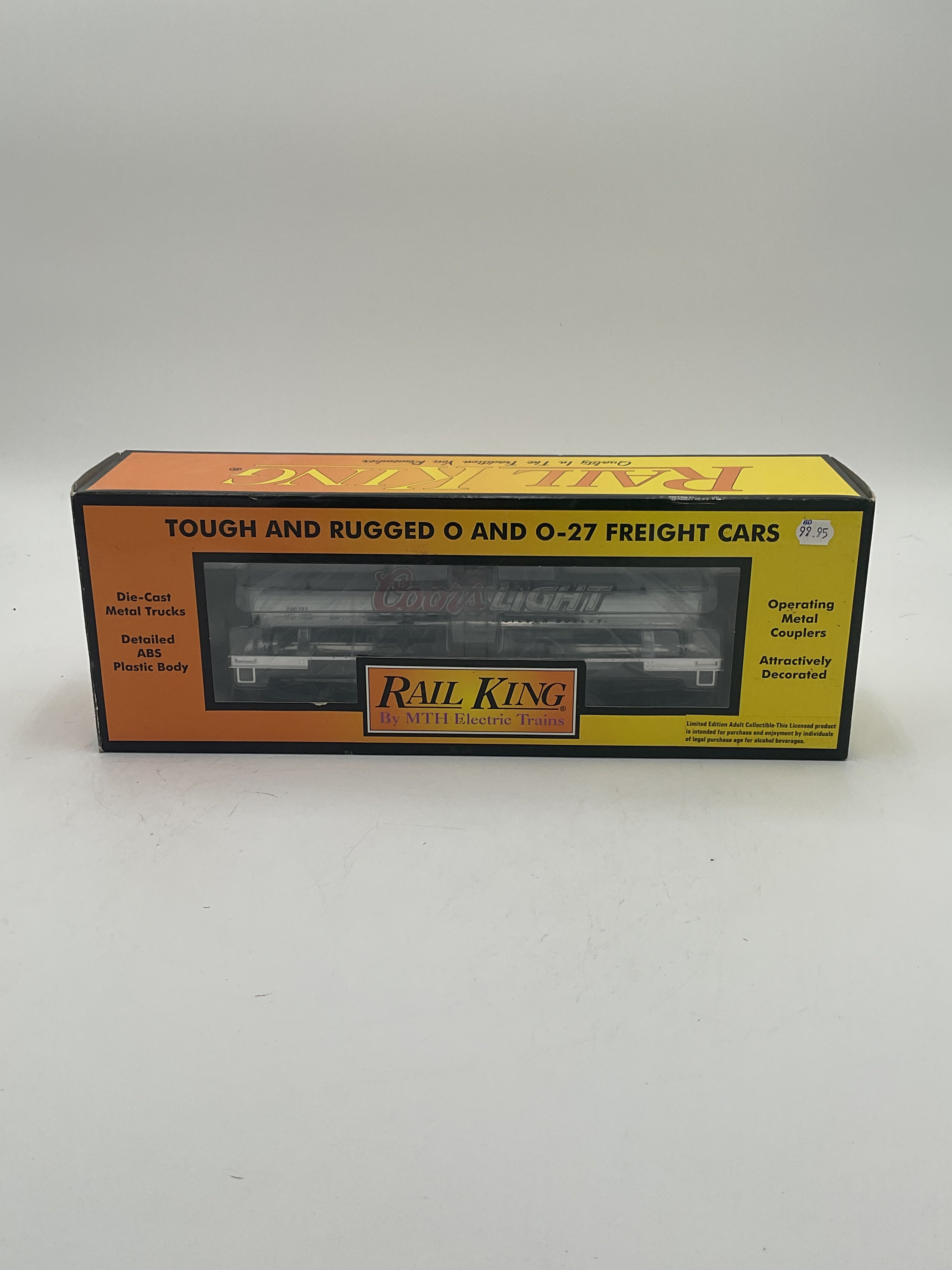 MTH 30-73223 Coors Light Tank Car (Chrome)