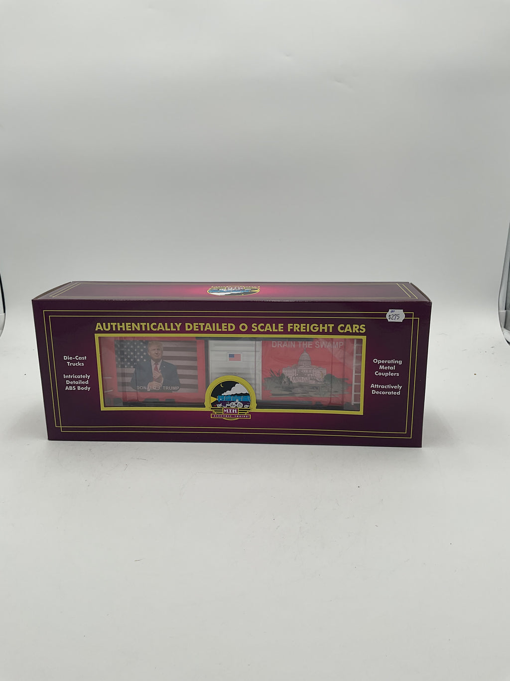 MTH 20-93886 Donald Trump "Drain The Swamp" 40' Box Car
