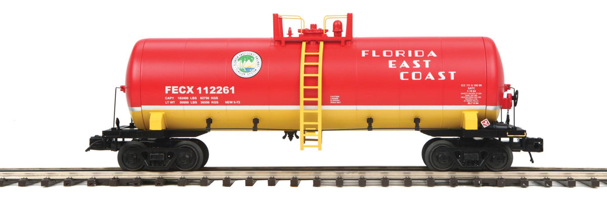 MTH 20-92138G Florida East Coast O Scale Premier Modern Tank Car