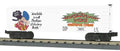 MTH 30-78054 Mountain Top Kristmas Chear O Gauge RailKing 40' Woodsided Reefer Car