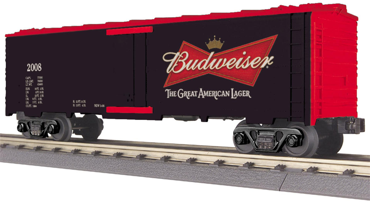 MTH 30-78057 AB - Budweiser O Gauge RailKing Modern Reefer Car