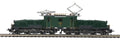 MTH 20-5668-1 Dark Green O Scale Premier Be 6/8 II Crocodile Electric Engine With Proto-Sound 3.0 (Hi-Rail Wheels)