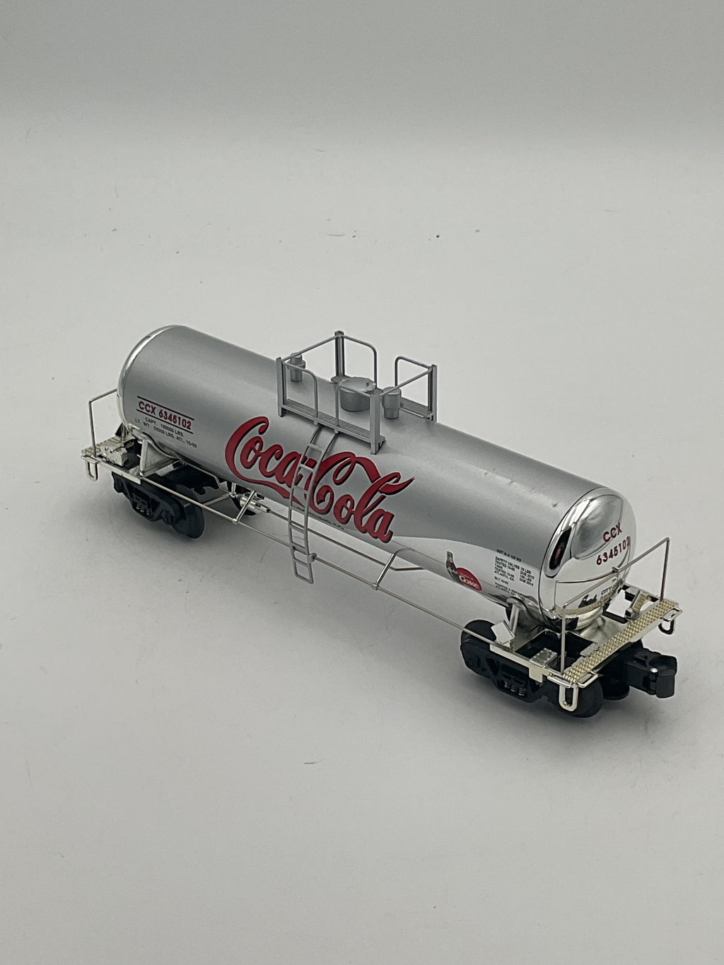 K Line K6341-5102 Coca-Cola brand O Scale Extruded Aluminium Tank Car