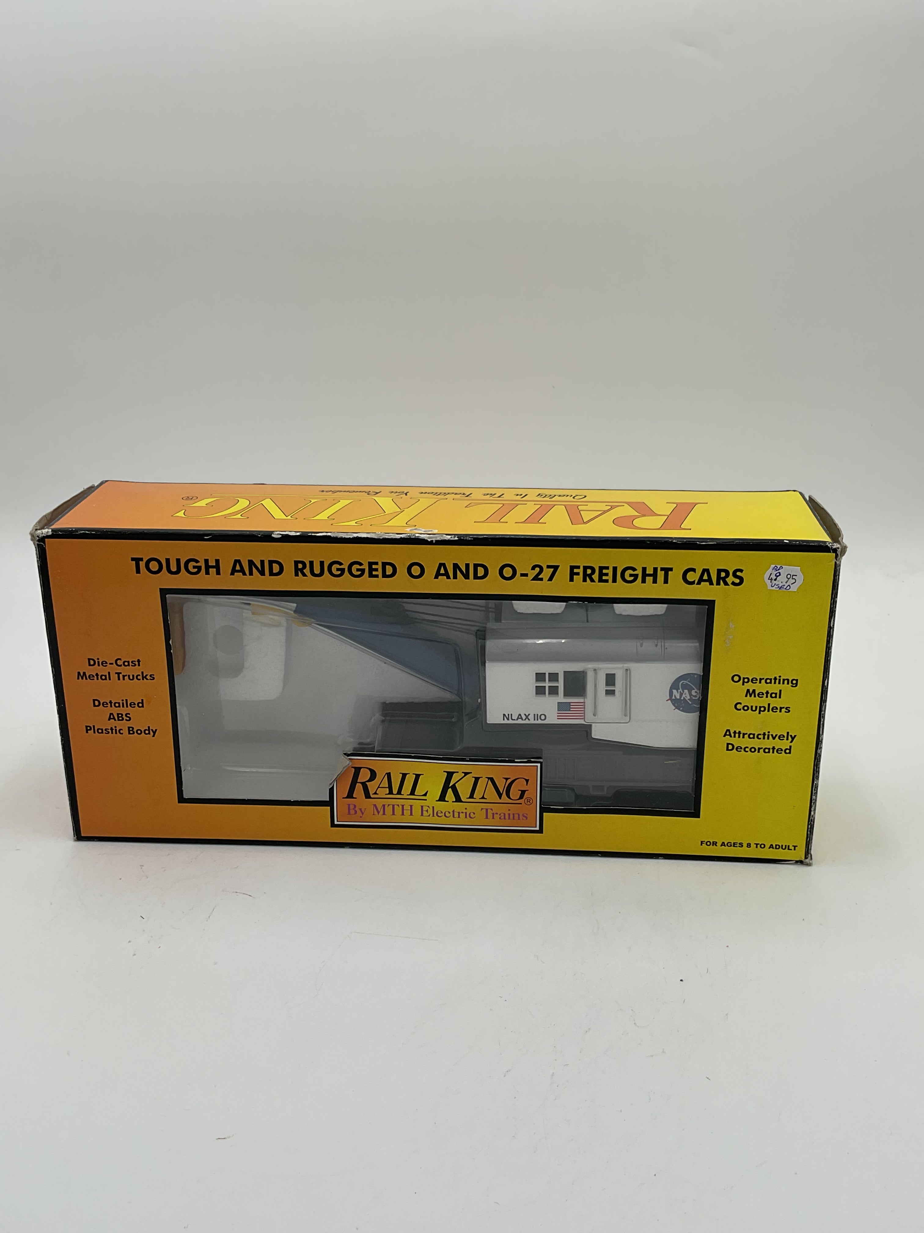 MTH 30-7993 NASA Crane Car