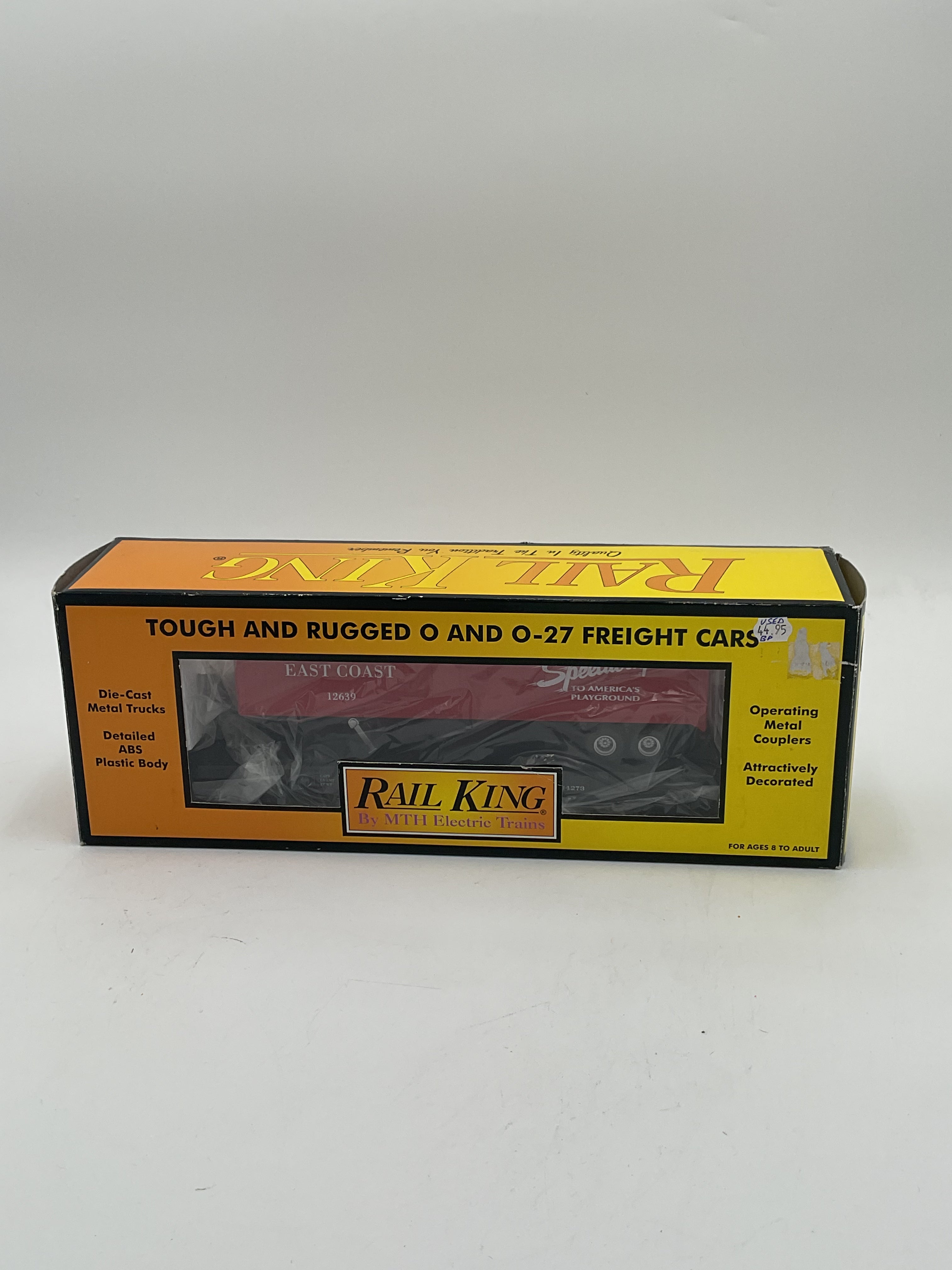 MTH 30-7627 Florida East Coast Flat Car w/ Trailer