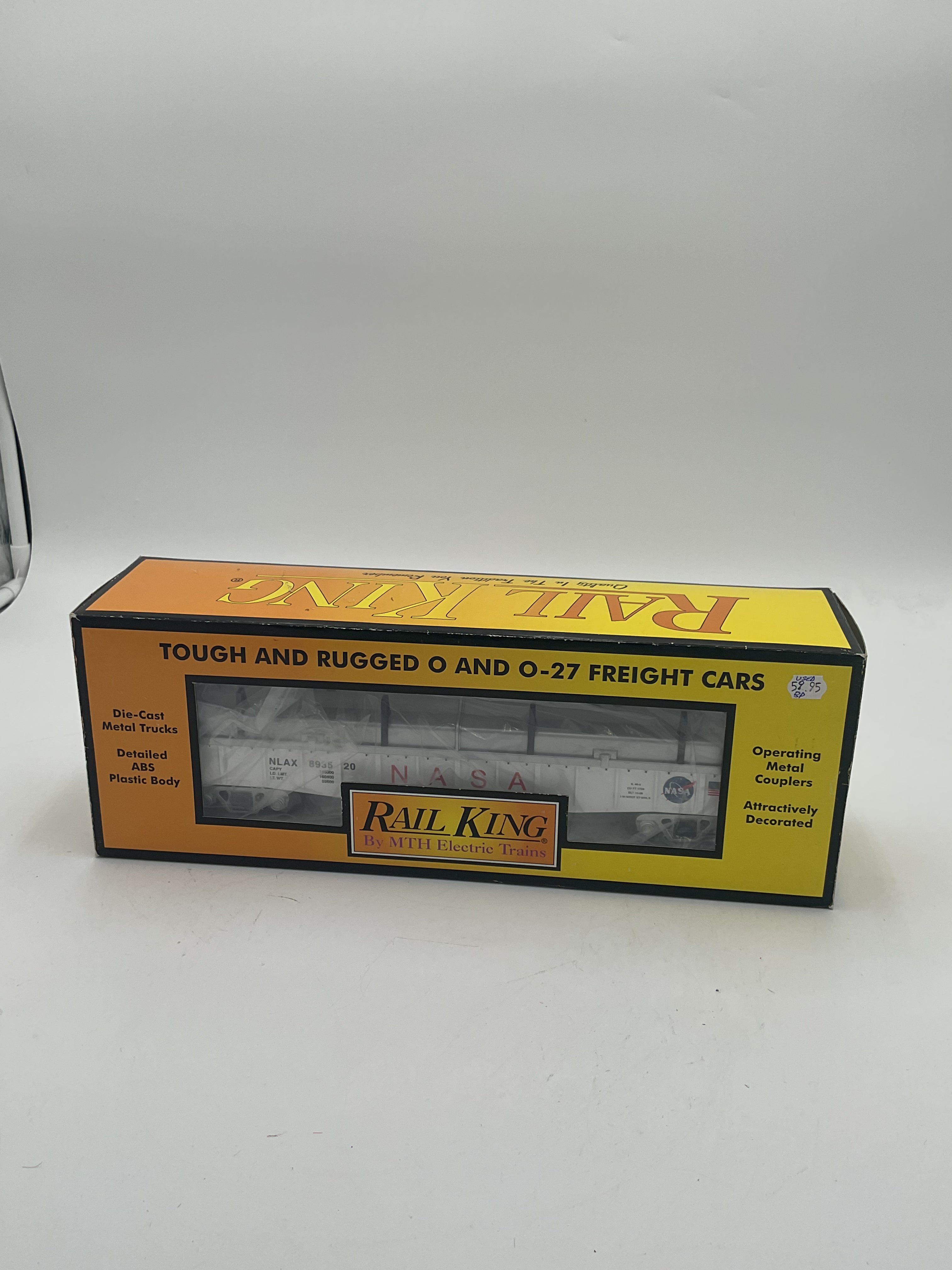 MTH 30-72068 NASA Gondola Car w/Cover