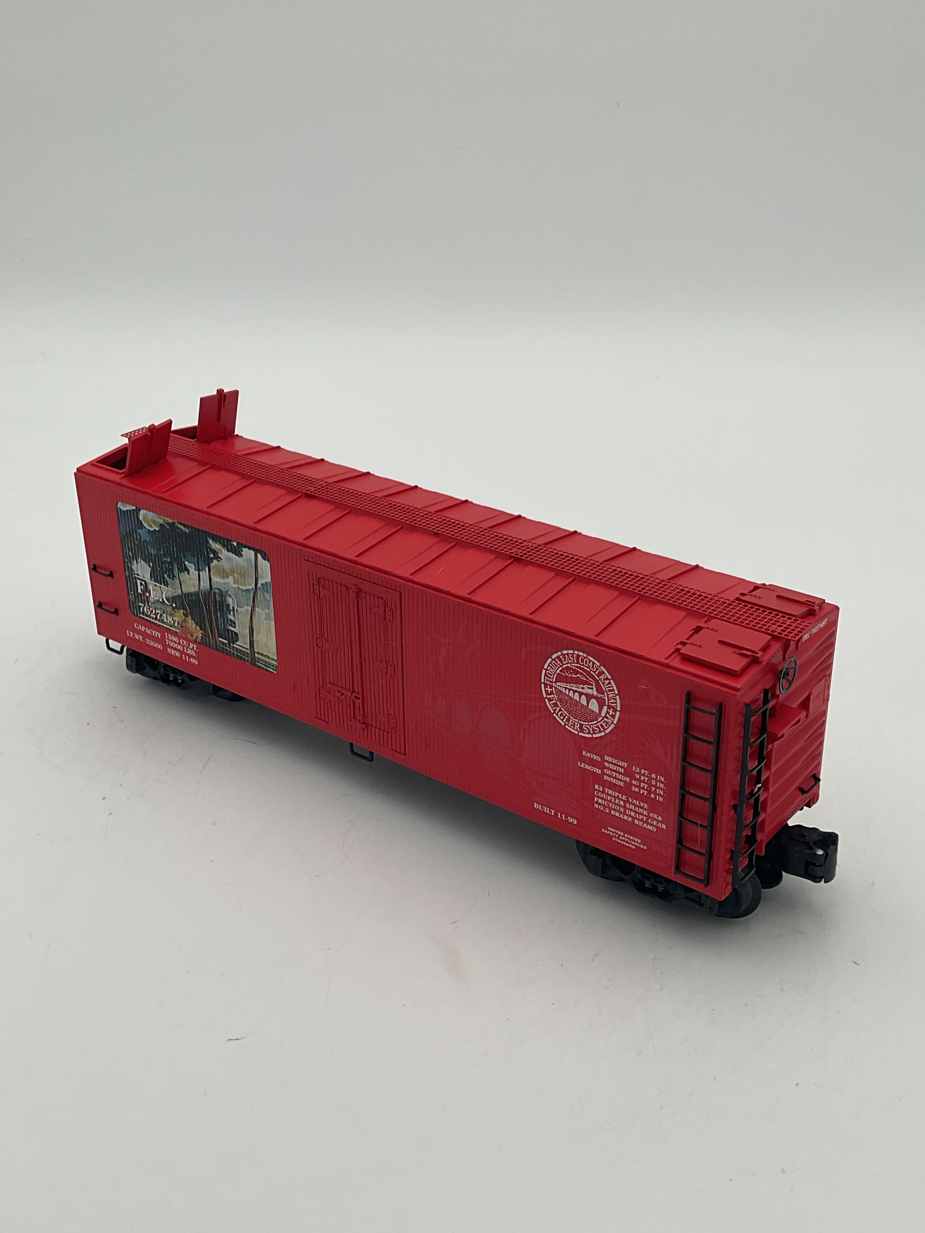 K Line K762-7487 FEC O Scale Historical Art Classic Wood-Sided Reefer
