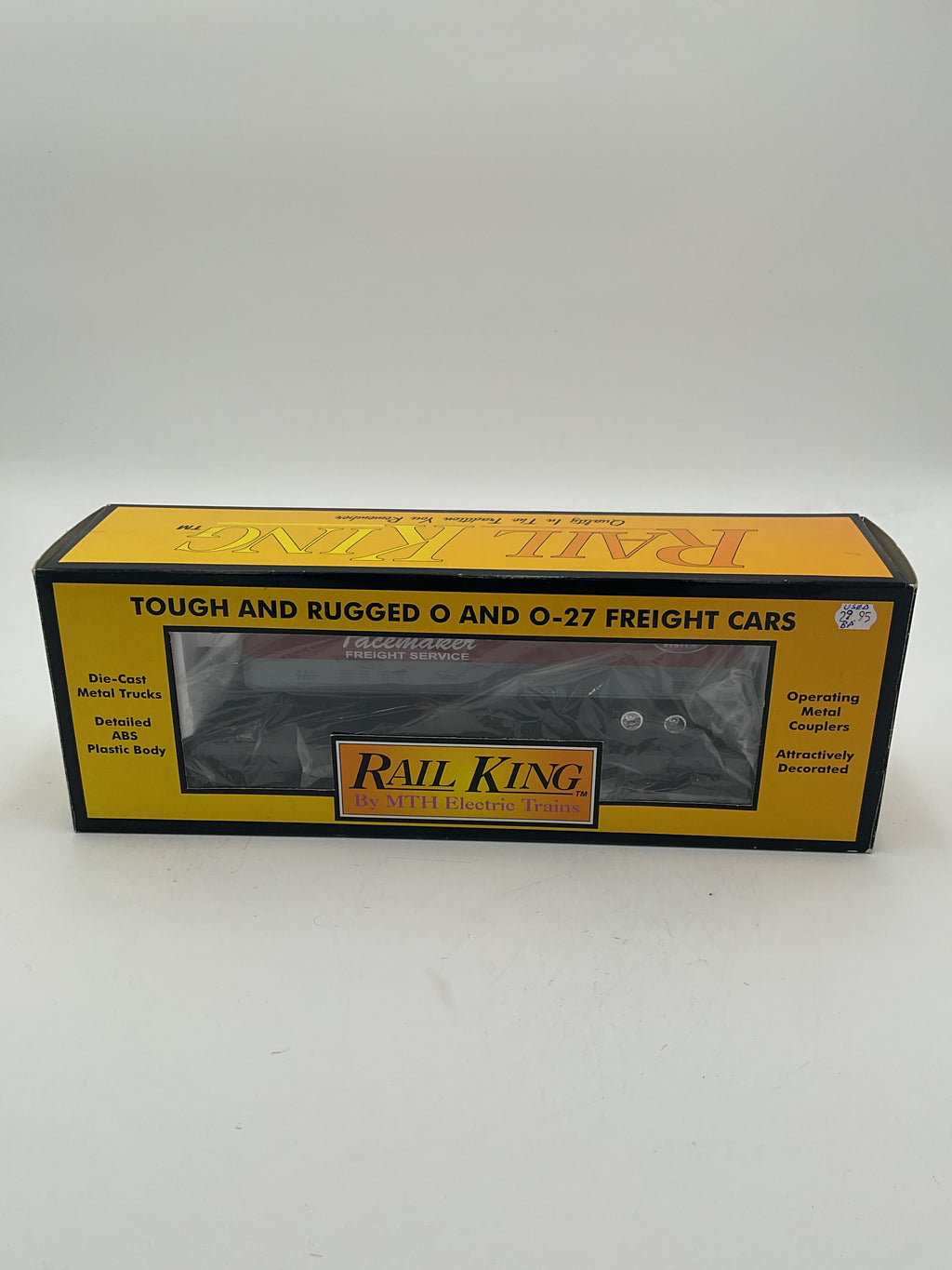 MTH 30-7608 New York Central Pacemaker Semi-Scale Flat Car w/ Trailer
