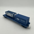 MTH 20-95385 U.S. Air Force (#35795) Flat Car w/ Tank Container & 20’ Container